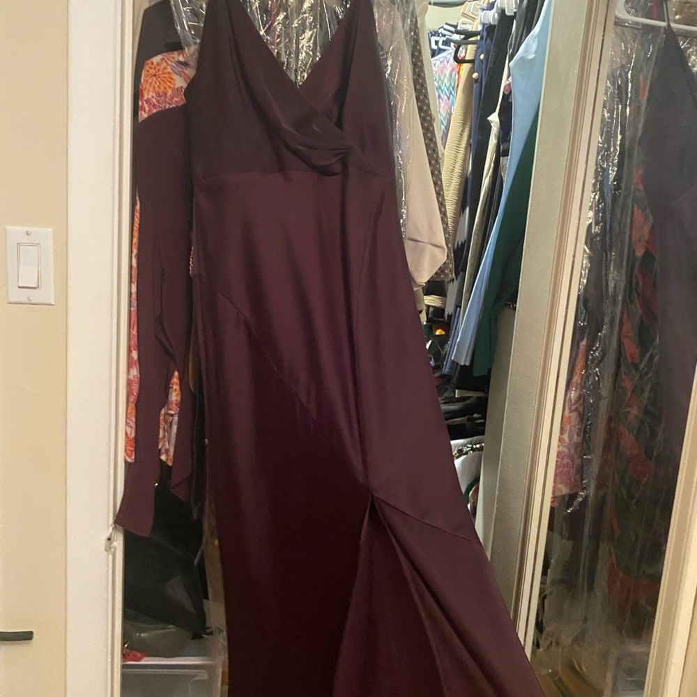 Long purple dress medium